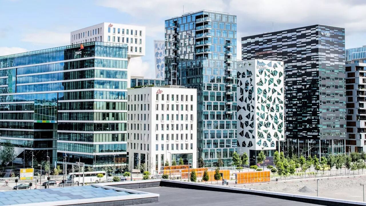 Imagem citadina de Oslo